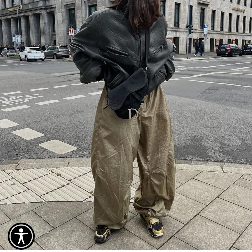 Green Parachute Pants